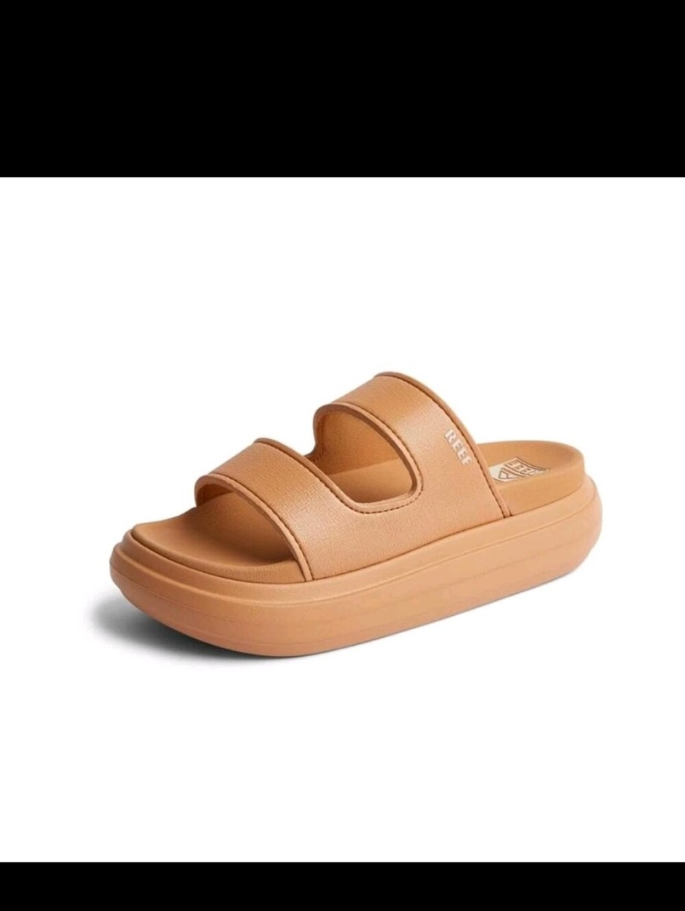 Reef Cushion Bondi 2 Bar Womens Platform Sandals Natural Lightweight EVA - Picture 4 of 9